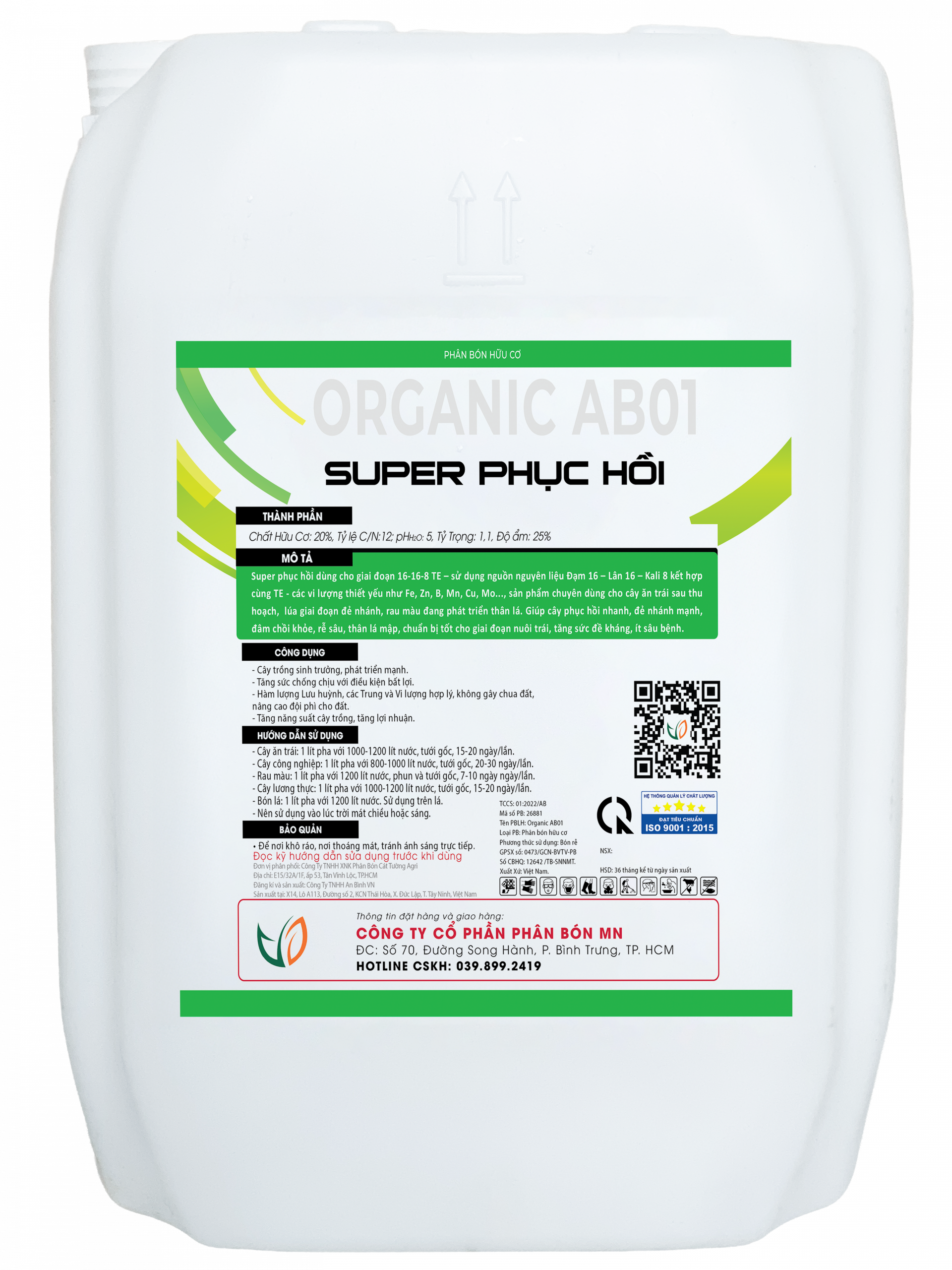 SUPER PHỤC HỒI 16.16.8+TE (20KG) - Ảnh 2